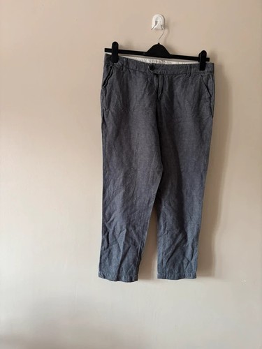 Fatface grey linen - linen, blend