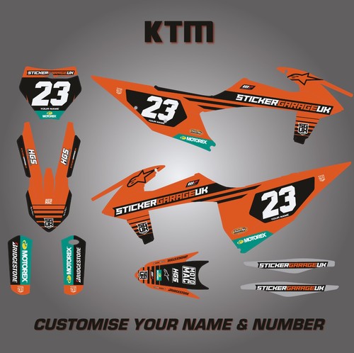 Custom ktm graphics sxf - custom,