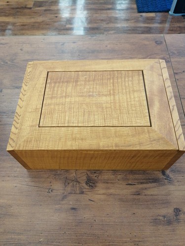 Wooden fishing tackle box - fishing,