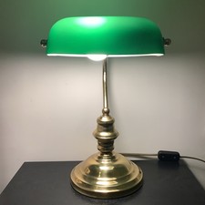 Brass Bankers Lamp Tilt