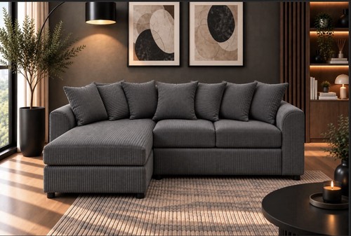 Jumbo cord dylan corner sofa - jumbo,