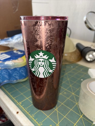 Starbucks rose gold pink - starbucks,