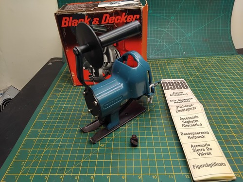 Vintage black decker jig saw - vintage,