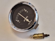 CLASSIC CAR/CLASSIC BIKE/BOAT? MOTOMETER 50mm 12v AMMETER GAUGE (TESTED)