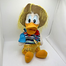 1980s Vintage Walt Disney World Donald Duck Mexican Sombrero Poncho wityh tag