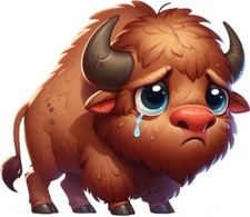 Colourful American Bison Wall