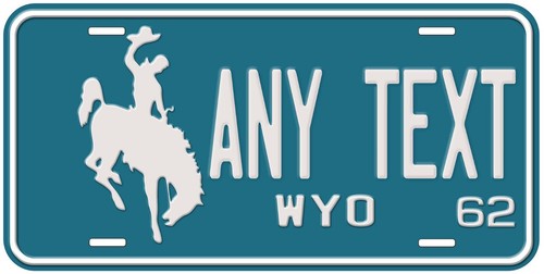 Personalized wyoming 1962 - personalized,