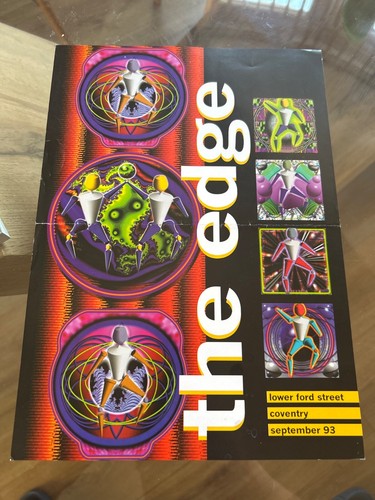 The edge rave flyer - rave, a4