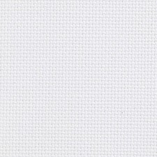 WHITE CREAM BLACK AIDA 14 COUNT CROSS STITCH FABRIC MATERIAL COTTON COLOUR RED