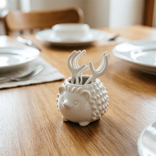 2pcs hedgehog shaped toothpick - shaped,