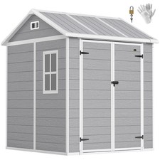 Plastic Garden Shed with Floor