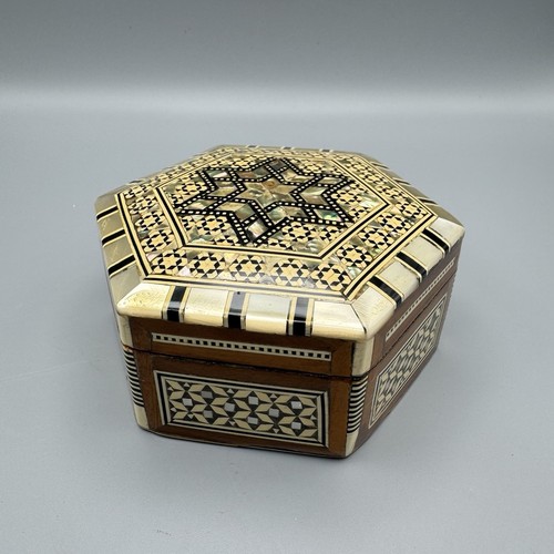 Vintage hexagonal hinged - vintage,