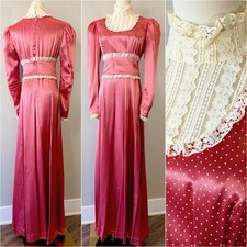 Vintage 1970s Prairie Dress