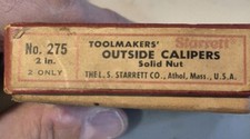 Starrett 2" No.275 Toolmakers'