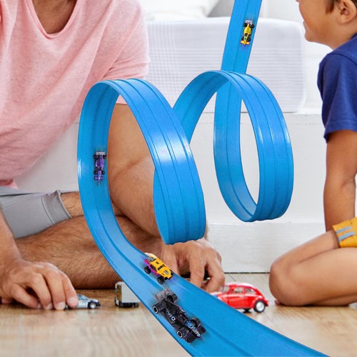 Flexible race car ramp track - race,