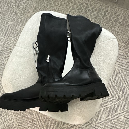 Zara womens black knee - black, high
