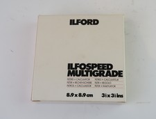 Ilford Ilfospeed Multigrade 8.9 x 8.9cm / 3½x3½in Filter Set inc Calculator