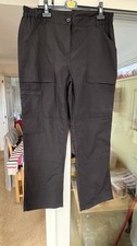 Regatta Women's Black Cotton Outdoor Walking Trousers Size 14