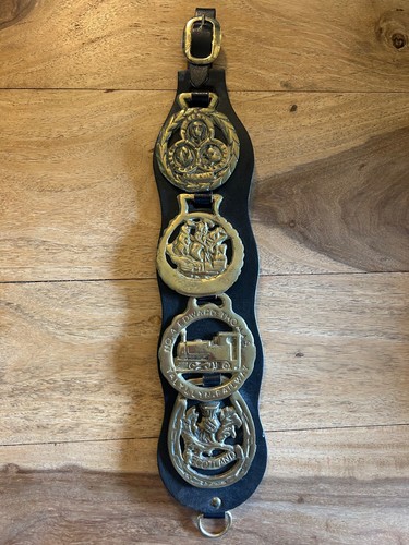 Vintage antique horse brass - antique,