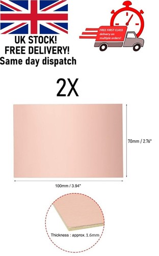 2pcs 70x100mm single sided - of, single-sided