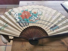 Pair Large Chinese Wall Fans