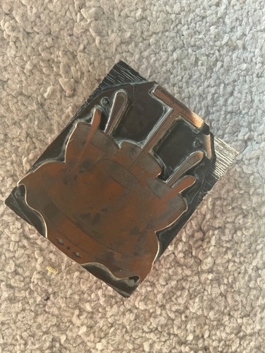 Letter press printing block - printing,