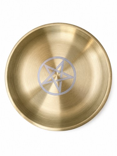 Gold stainless steel - steel, pentacle