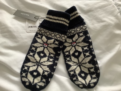 New hestra woollen mittens - woollen,