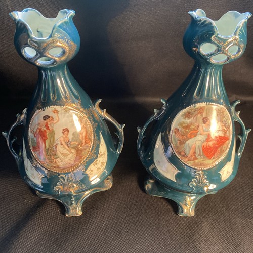 Vintage pair 10in - pair, ceramic