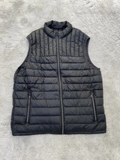 M&S Marks and Spencer Feather & Down Stormwear Gilet Light Black XL Extra Large