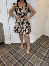 LIPSY SIZE 12 DRESS GOLD