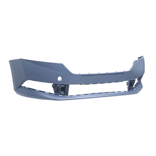 Front bumper primed fits skoda - front,