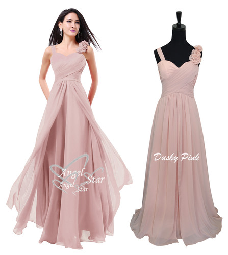 Long chiffon evening formal - long,