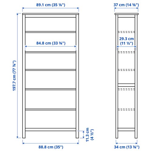 Ikea hemnes bookcase 90x197 - ikea,