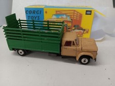 Corgi 484 Dodge Livestock truck Original Playworn In a Free Reproduction Box