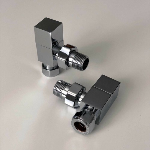 Square angled chrome - chrome, designer