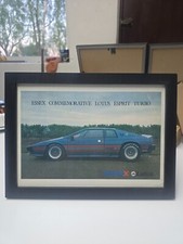 Lotus Esprit Turbo Essex Edition Framed Original Sales Brochure