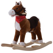 Kids Plush Toy Rocking Horse