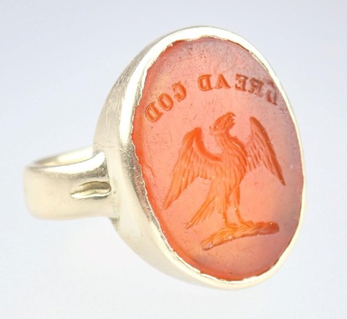 Wow antique georgian carnelian - antique,