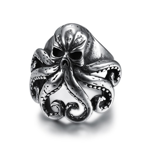 Vintage stainless steel ring - stainless,