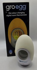 Gro egg Baby Digital Thermometer Colour Changing Nightlight Used Once~Boxed