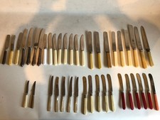 Sheffield Silver Plate/Stainless Steel Butter Knife Joblot 43 Pieces Au3