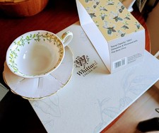 In Box Whittard of Chelsea English Breakfast Cup & Saucer Fine Bone China - New