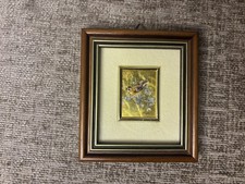 Vintage framed 23 carat gold