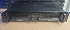 Vonyx VXA-1500 MKII PA Power Amplifier 1500W 2 Channel Stereo & Bridge
