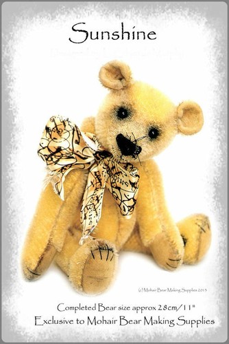 Ooak mohair teddy bear sewing - ooak,