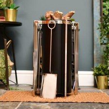 Black and Polished Chrome Four