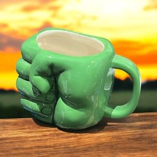 Mug Hulk Fist Hand 3D Ceramic Coffee Cup Marvel Incredible Mancave Novelty Gift