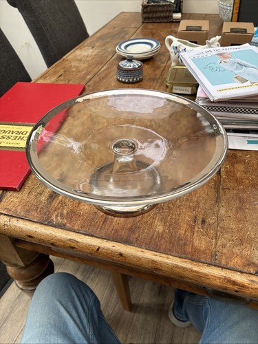 Vintage glass cake - cake, stand