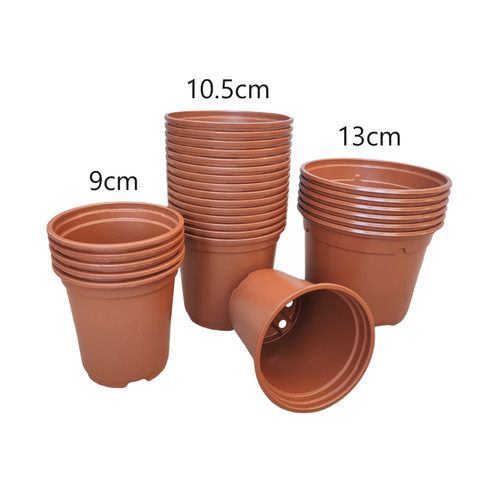 Plant pots plastic 9cm 5cm - plastic,